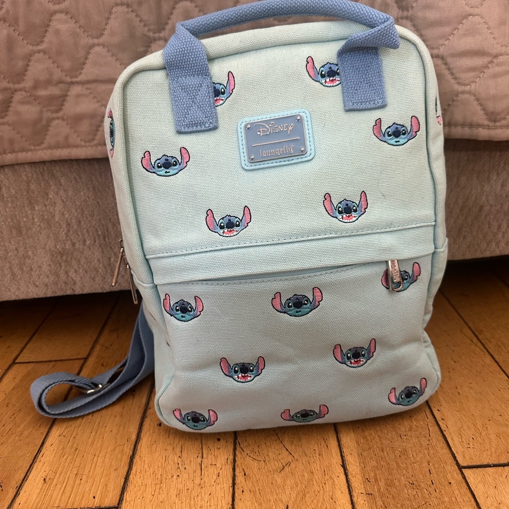 Loungefly Light Blue Stitch Backpack